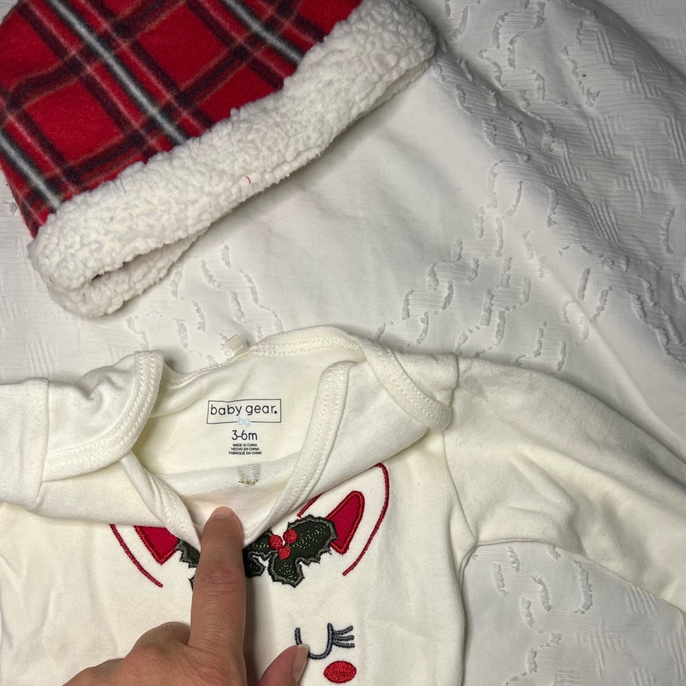 Baby Gear Christmas Unicorn onesie set